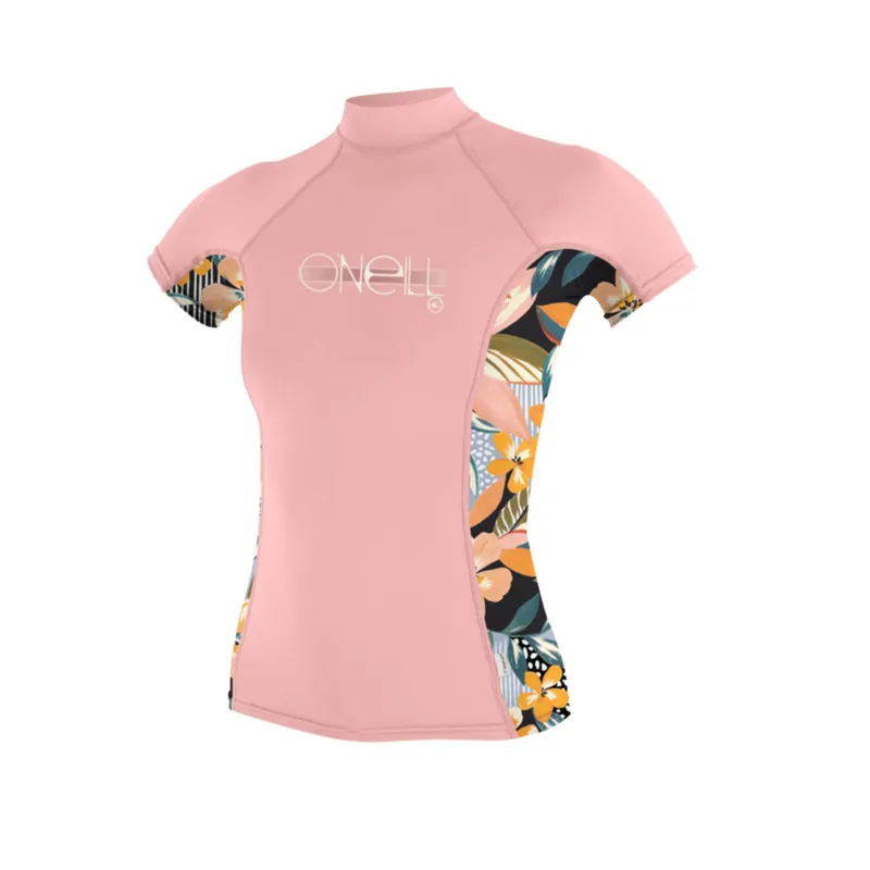 O'Neill Girls Premium Rash Guard S/S Pink
